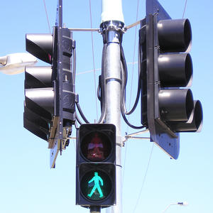 Alto brillo 200mm 3 estática cruce peatonal de la señal de tráfico Luz - Product Image 4