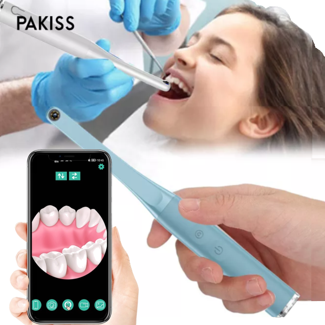 PAKISS, визуальный ротовой инструмент 1080HD usb, беспроводной Wi-Fi, стоматологический эндоскоп для подключения к смартфону, портативная стоматологическая интраоральная камера