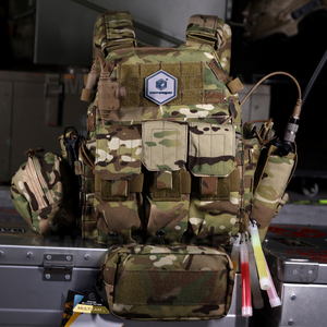 سترة Emersongear تكتيكية مموهة من نايلون كوردورا 500D، حاملة صفائح وعتاد قتالي بنمط LBT6094A - Product Image 4