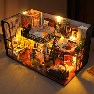 Casa de Muñecas en Miniatura para Armar, Juguete Creativo, Regalo Festivo, Rompecabezas 3D, Venta al por Mayor - Product Image 3