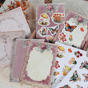 JAI IMAN 48 pièces (avec enveloppe) <span class=keywords><strong>carte</strong></span> postale d'<span class=keywords><strong>anniversaire</strong></span> de bénédiction décorative de forme spéciale vintage pour bricolage <span class=keywords><strong>carte</strong></span>-cadeau pour scrapbooking - Product Image 1