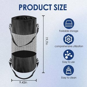 Sac poubelle marin robuste et imperméable, réutilisable, anti-fuite, suspendu, pour bateau, sac de rangement portable pour déchets - Product Image 2