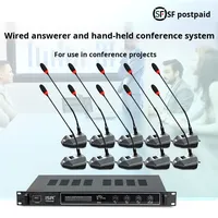 Microphone de conférence filaire portable TTD9000 super cardioïde directionnel pour utilisation radio et télévisuelle avec vidéo à distance