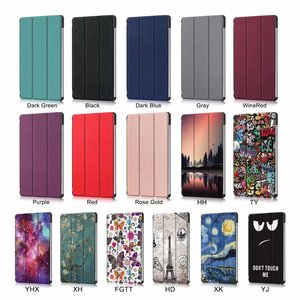 Étui pour tablette en cuir ultra fin à trois volets pour Samsung <span class=keywords><strong>Galaxy</strong></span> <span class=keywords><strong>Tab</strong></span> <span class=keywords><strong>S7</strong></span> <span class=keywords><strong>Plus</strong></span> 12,4 pouces SM-T970/975 - Product Image 6