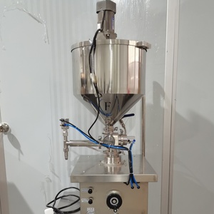 Machine de remplissage pneumatique semi-automatique à piston pour crème cosmétique, pâte, cire chaude, bougie et <span class=keywords><strong>paraffine</strong></span>, avec fonction de chauffage et de mélange - Product Image 5