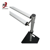 Système de draperie de tuyau en aluminium pliable de qualité commerciale support de bannière de toile de fond de Sublimation de colorant pour la vente au détail d'expositions de mariage