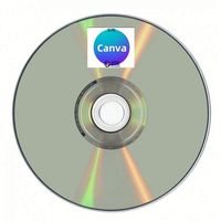 Canvo Pro Memberikan Langganan Seumur Hidup Perangkat Lunak Desain Grafis Asli DVD+R DL Double Layer 8.5 GB Cake Box Upgrade