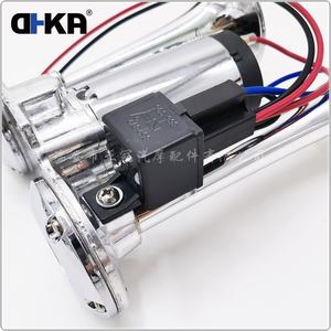 <span class=keywords><strong>Klaxon</strong></span> de voiture miniature en plastique blanc DHKA, style populaire, 12V 20A 130dB pour moto, bus, bateau avec relais de <span class=keywords><strong>klaxon</strong></span> AS042TC - Product Image 5