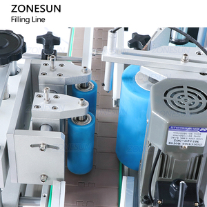 ZONESUN ZS-FAL180D7 स्वत: डेस्कटॉप आवश्यक तेल स्किनकेयर तरल ड्रॉपर बोतल भरने कैपिंग और लेबलिंग मशीन - Product Image 3
