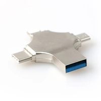 4 En 1 Tipo C OTG USB drive2GB 8GB 16G 32G 64G 128GB 256GB Pendrive 1G USB Drive stick regalo personalizado Mini unidad USB