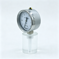 YBH-100.A0 Pressure Gauge 304 Stainless Steel Shell 0.4 Accuracy Class ±0.1-60MPa Precision Pressure Measuring Instrument