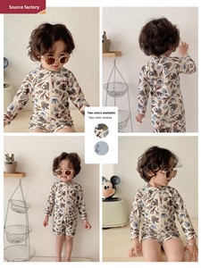 <span class=keywords><strong>Maillot</strong></span> <span class=keywords><strong>de</strong></span> <span class=keywords><strong>bain</strong></span> une pièce à manches longues pour enfants, garçons, protection solaire, séchage rapide, polyester, motif floral, fermeture éclair, <span class=keywords><strong>maillot</strong></span> <span class=keywords><strong>de</strong></span> <span class=keywords><strong>bain</strong></span> une pièce - Product Image 2