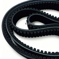 Courroie plate de transmission de puissance en caoutchouc du fabricant OEM, à vitesse variable, crantée, résistante à l'huile, à économie d'énergie
