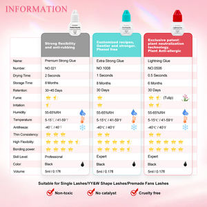 Extensión de pestañas <span class=keywords><strong>NAGARAKU</strong></span>, <span class=keywords><strong>pegamento</strong></span> de secado rápido, 5ml, sin simulación, bajo olor, secado rápido, adhesivo magnético para pestañas - Product Image 3