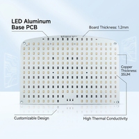 Panneau LED en aluminium avec base PCB en forme de V pour éclairage photographique PCBA