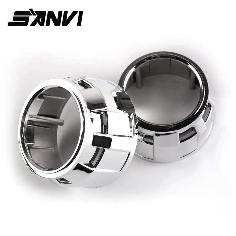 SANVI 2.5 inch car xenon projector lens cover for S8 2.5 inch WST projector Car Light Shrouds Decoration Cover