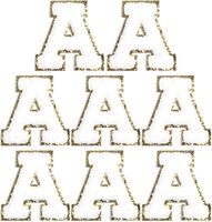 Patchs brodés en lettres, patchs en chenille en gros, lettres, badges pour vêtements, vestes, chapeaux et jeans