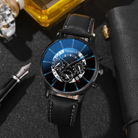 Montre à quartz tendance pour homme avec bracelet en acier, vente en gros transfrontalière, ensemble montre-bracelet personnalisé, offre spéciale