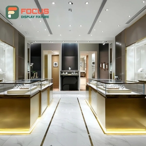 Luxury Airport Jewelry Display Cabinet Laminated Finish Commercial Store Display Cabinet - Product Image 4