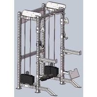 Câble multifonctionnel Crossover Cable Mighty Pulley System Machine Smith Fitness Squat Power Cage Rack