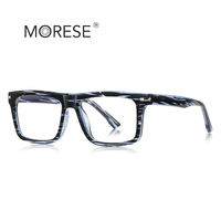 MORESE Monturas de Gafas con Filtro de Luz Azul para Hombre, Modelo 2201, Montura Completa, para Rostro Cuadrado, Entrega Rápida, Venta al por Mayor en Línea