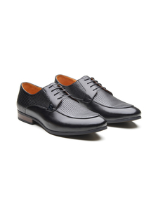 Zapatos de vestir de cuero genuino de alta calidad para hombre, zapatos formales Oxford clásicos con cordones, cuero suave, OEM al por mayor - Product Image 1