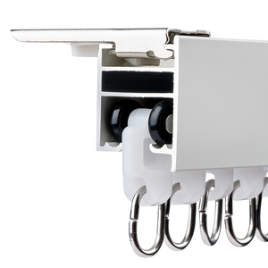 Wholesale Manufacturer Aluminium Alloy Heavy Duty Sliding Ceiling Mounted <b>Curtain</b> Track for Living Room - Product Image 2