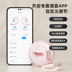 Écouteurs sans fil SHINECON X7PRO Open Ear Clip 5.4, étanches, pour le sport - Product Image 2