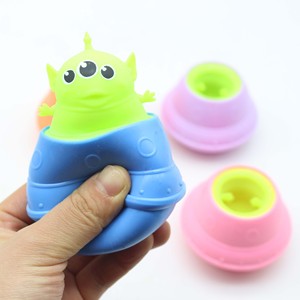 Juguetes Sensoriales Antiestrés, Juguetes Blandos con Forma de Alienígena, Juguetes para Apretar para Adultos, Alivio del Estrés y la Ansiedad - Product Image 1