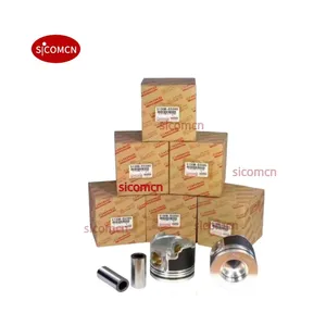 Kit Liner mesin silinder suku cadang pemeriksaan ekskavator dengan piston Set cincin Liner silinder untuk hh07c EK100 EF750