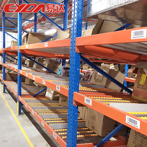 פלדה באיכות גבוהה תעשייתי <span class=keywords><strong>racking</strong></span> fifo כבד הגנה בפני קורוזיה הגנה על כוח המשיכה מזרן מדפים - Product Image 1