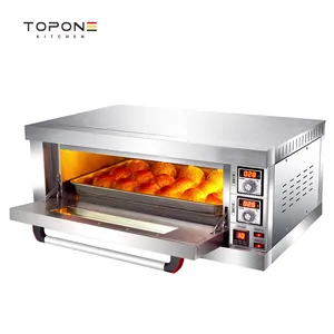 TOPONEKITCHEN 전기 베이커리 장비 상업 피자 오븐 1 빵 베이킹 기계