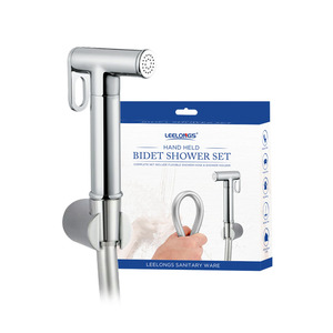 Ensemble de douche shattaf de bidet de toilette de combinaison sanitaire en laiton durable avec le tuyau de douche de PVC de ruban - Product Image 1