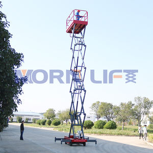 सुबह 4m 7m <span class=keywords><strong>9m</strong></span> 11m 13m 16m मिनी हाइड्रोलिक मंच हवाई काम मोबाइल मैनुअल चालित बिजली कैंची उठा - Product Image 5