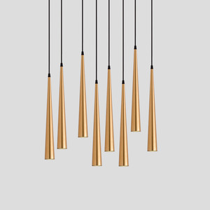 <span class=keywords><strong>Lampe</strong></span> suspendue LED COB moderne à intensité variable 7W 12W en aluminium pour salle à manger et salon - Product Image 5