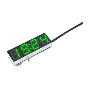 Green 3 In 1 LED DS3231 DS3231SN Digital Clock Temperature Voltage Module Time Thermometer Voltmeter Board DC 5V-30V