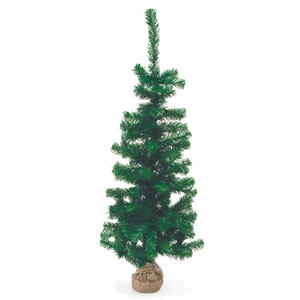 ALBERO DI NATALE 120CM CON BASE IN JUTA - Product Image 1