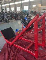 Machine à tirer vers le bas à angle large SM CYB à charge par disques, équipement commercial d'entraînement de force pour la musculation en salle de sport