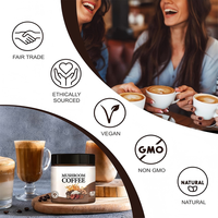 Poudre de champignons en gros OEM 10 en 1, mélange de café Arabica 6 en 1, café aux champignons Robusta