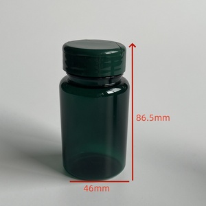 100cc 120cc 150cc 200cc Pet màu xanh đậm viên nang máy tính bảng chai Vitamin chai nhựa viên nang chai với nắp lật - Product Image 5