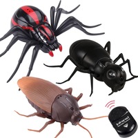 Nouvelle version jouet télécommandé infrarouge électrique pour enfants Simulation étrange cafard araignée insecte Type en plastique Durable