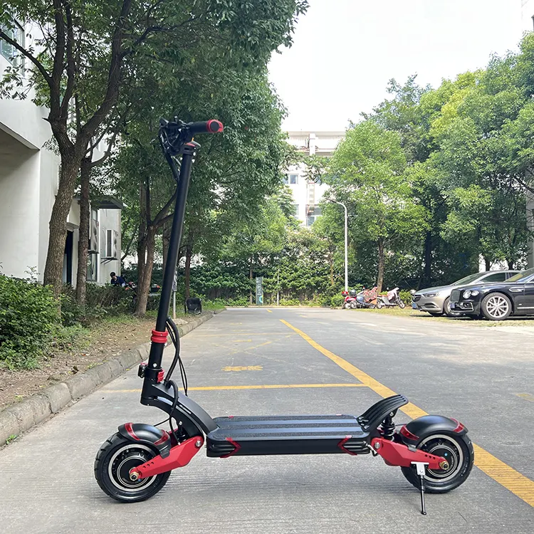 Sandris melhor T10-DDM zero 10x motor duplo, scooter de longa distância, elétrico, dobrável, rápida, 2000w 2400w e scooter