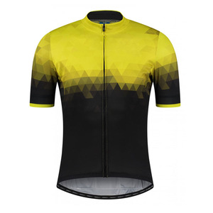 Maillot de cyclisme personnalisé en tissu extensible à manches courtes, coupe confortable, léger et respirant, vêtements de sport - Product Image 1