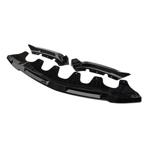 สปลิตเตอร์หน้า BMW IX ทำจากพลาสติก ABS สีดำ สำหรับปี 2021-2025 สปอยเลอร์กันชนหน้ารุ่น MP - Product Image 3