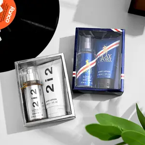 Perfume gift set 88ml corpo névoa e 88ml loção corporal gift sets para mulheres homens Body spray