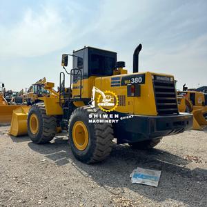 Komatsu รถตักล้อยาง WA380-6 WA380-5 WA380-3 Komatsu รถตักหน้า, ใช้ญี่ปุ่น WA380 รถตักขนาดเล็ก Komatsu WA600 ราคาต่ํา - Product Image 3