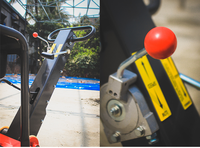 Compacteur à plaques vibrantes robuste pour le compactage du sol et de l'asphalte, fourni par l'usine avec moteur et composants principaux de roulement