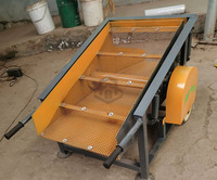 Petite machine de criblage de sable avec moteur vibrant pour usage agricole et de construction