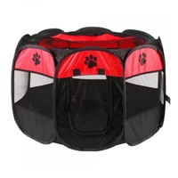 Tente de jeu pour chien et chat en tissu Oxford 600D semi-circulaire, personnalisable avec logo imprimé, écologique, durable, imperméable, avec bouton-pression