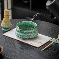 Bol à thé matcha en céramique, Chawan japonais et support pour fouet, bol artisanal pour mélanger le thé vert, cérémonie du matcha pour la cérémonie du thé